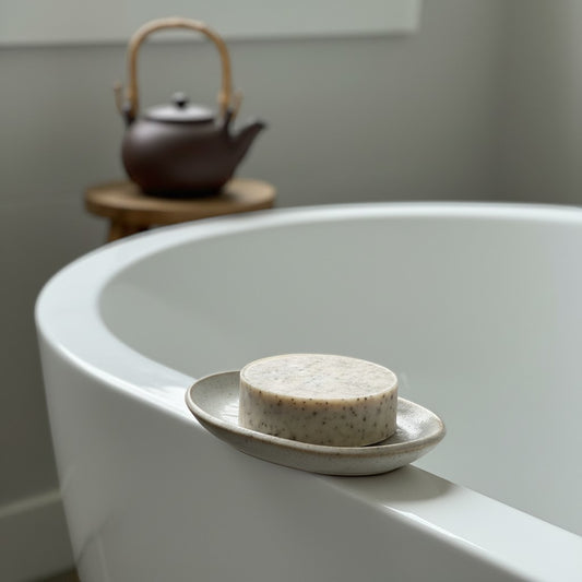 Tea Time – Green Tea Sugar Scrub Goat’s Milk Soap Bar
