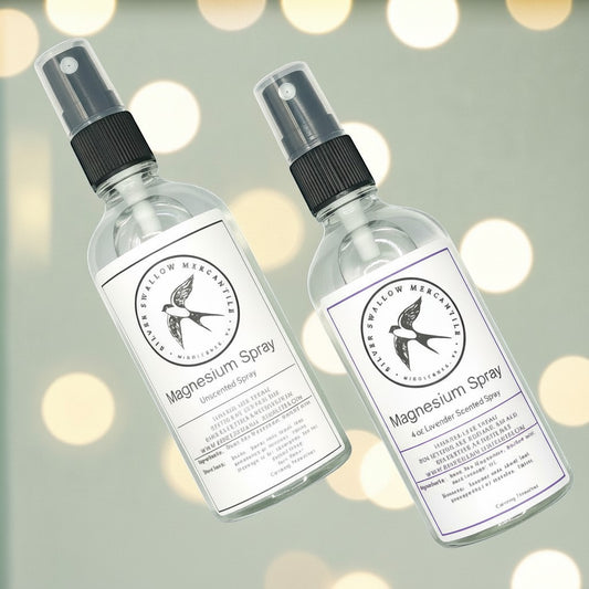 Magnesium Body Spray – Natural Self-Care for Sleep, Pain Relief & Calm - Unscented - Lavender
