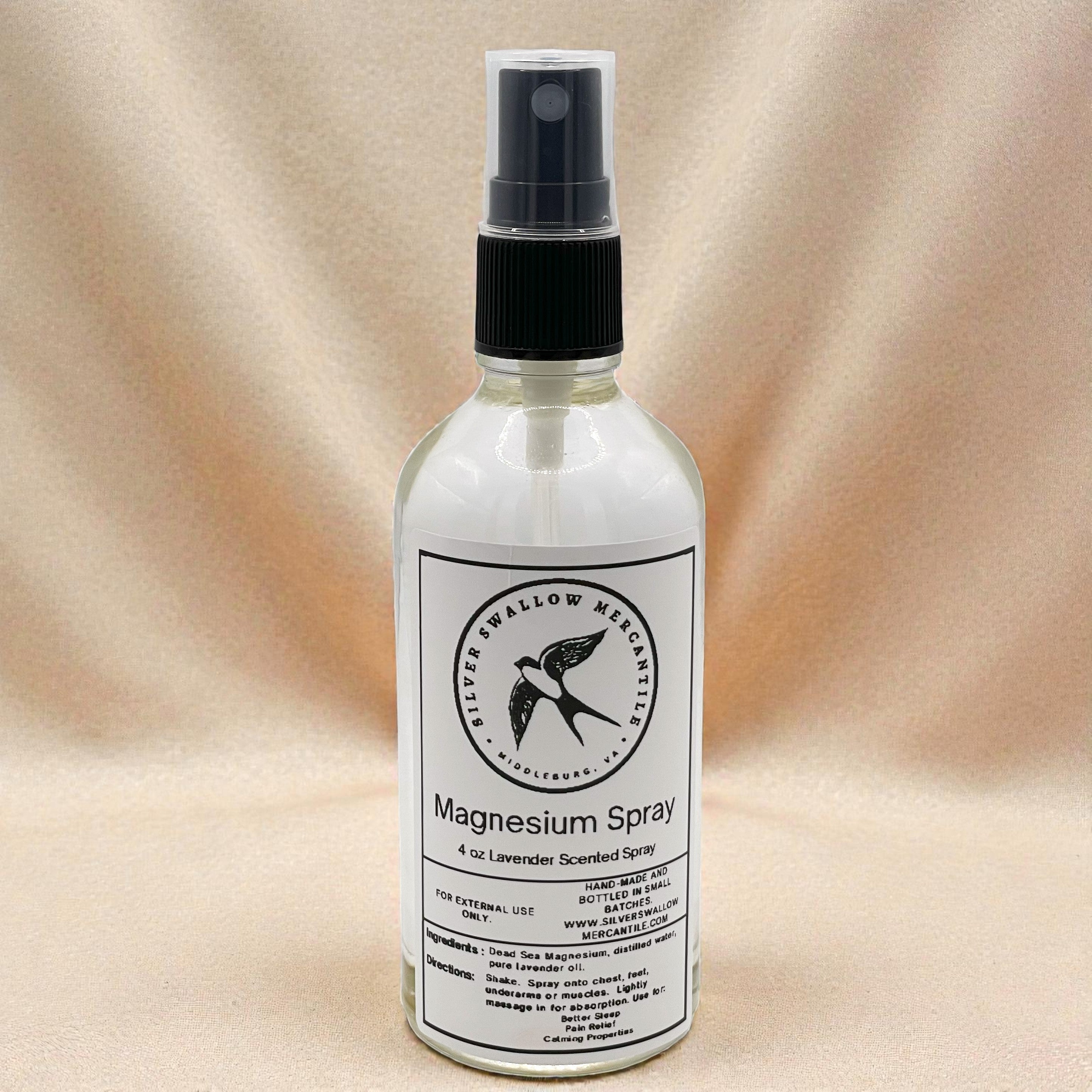 Magnesium Body Spray – Natural Self-Care for Sleep, Pain Relief & Calm - Unscented - Lavender