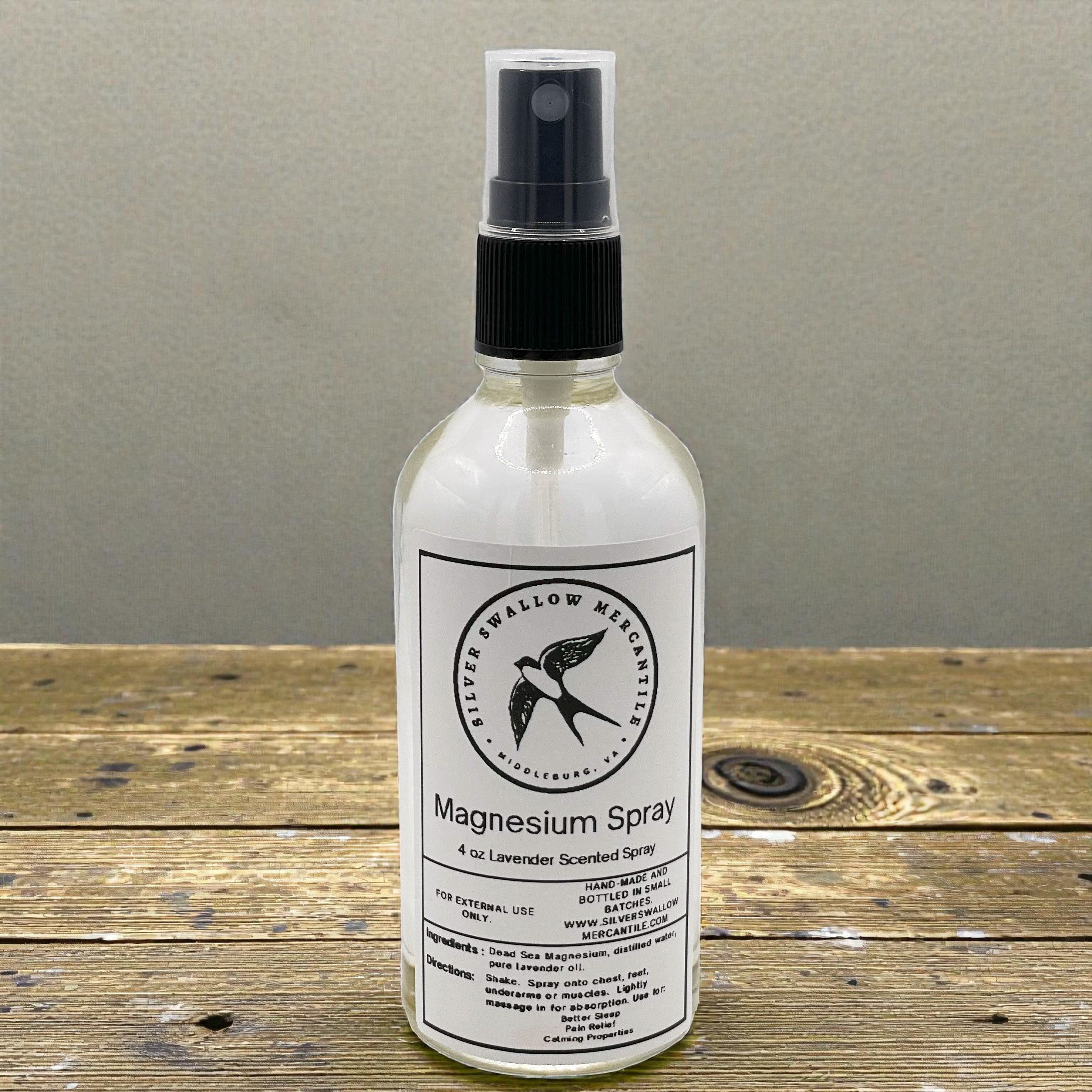 Magnesium Body Spray – Natural Self-Care for Sleep, Pain Relief & Calm - Unscented - Lavender