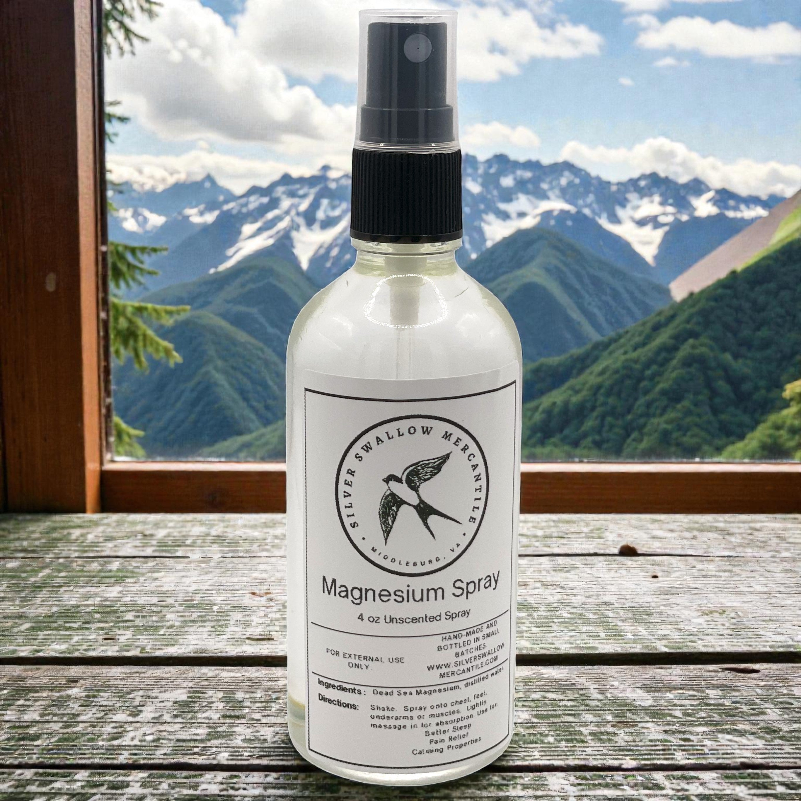 Magnesium Body Spray – Natural Self-Care for Sleep, Pain Relief & Calm - Unscented - Lavender