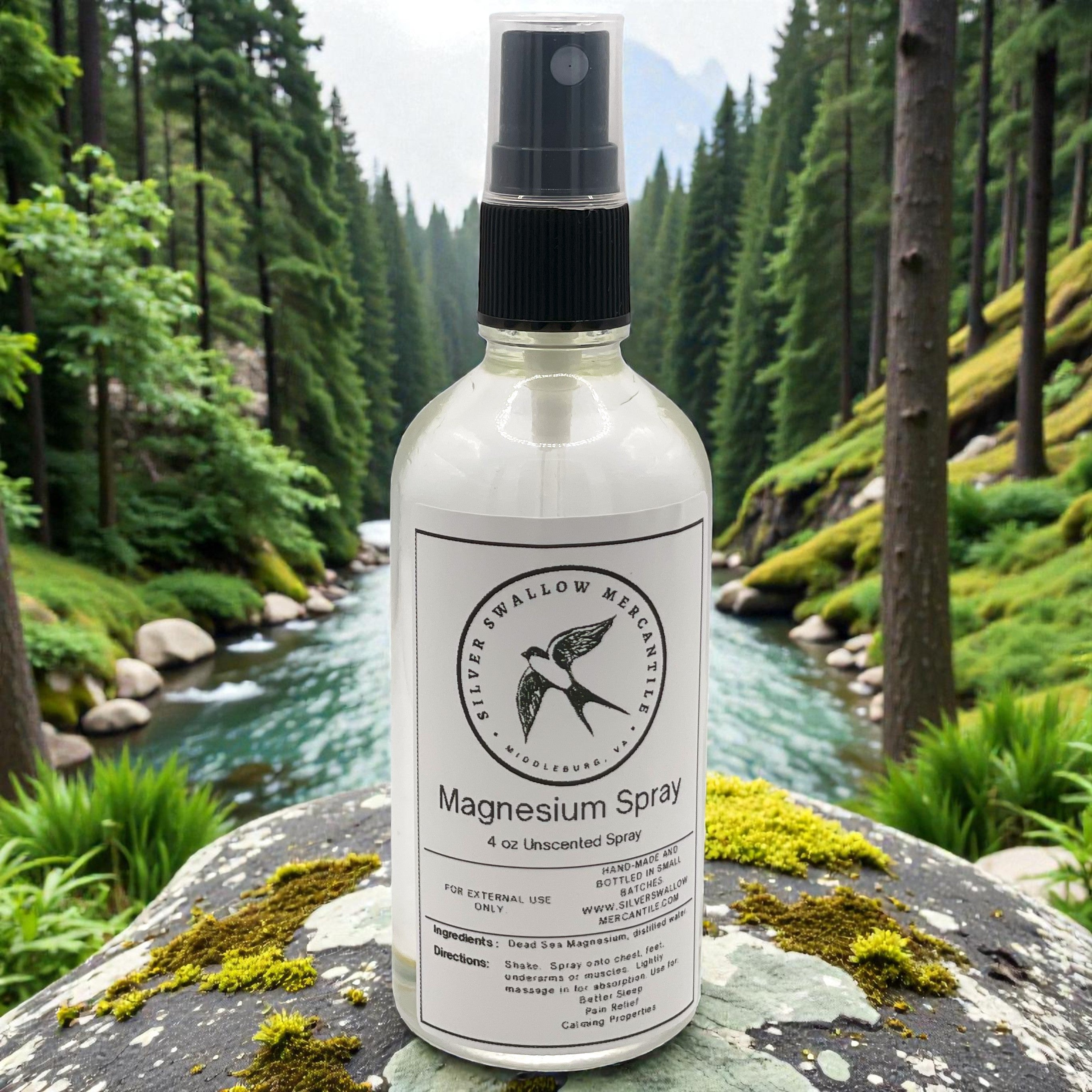 Magnesium Body Spray – Natural Self-Care for Sleep, Pain Relief & Calm - Unscented - Lavender