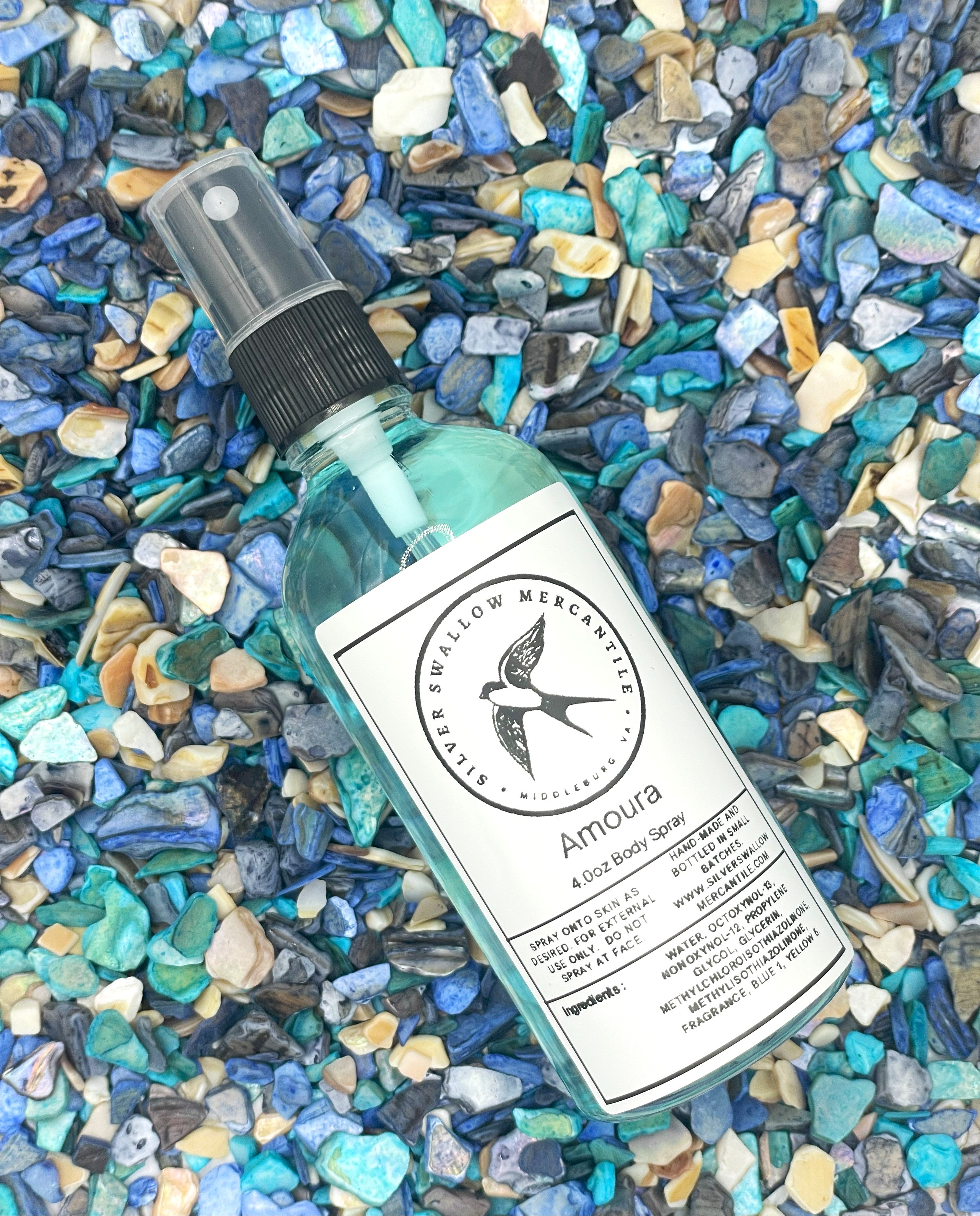 Amoura – Moisturizing Body Spray w/ Hints of Jasmine, Wild Rose, and Sandalwood