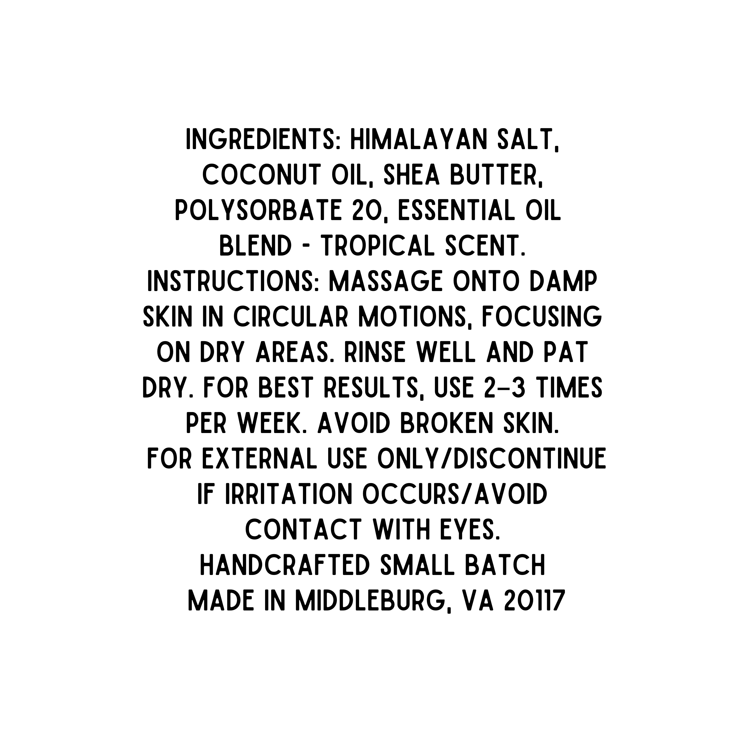 Detox and Glow - Himalayan Salt Body Scrub