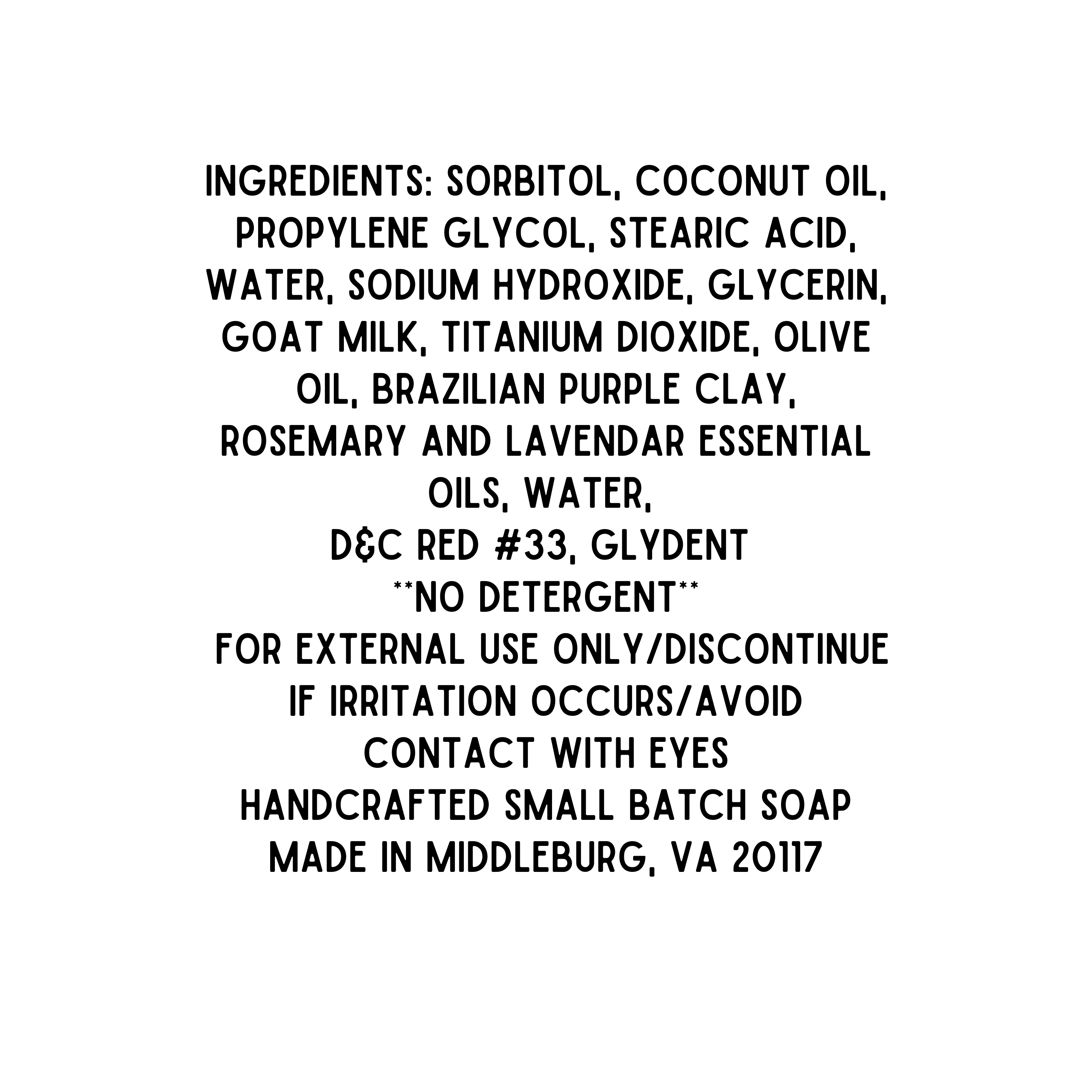 Lavender Haze - Lavender and Rosemary Goat's Milk Soap