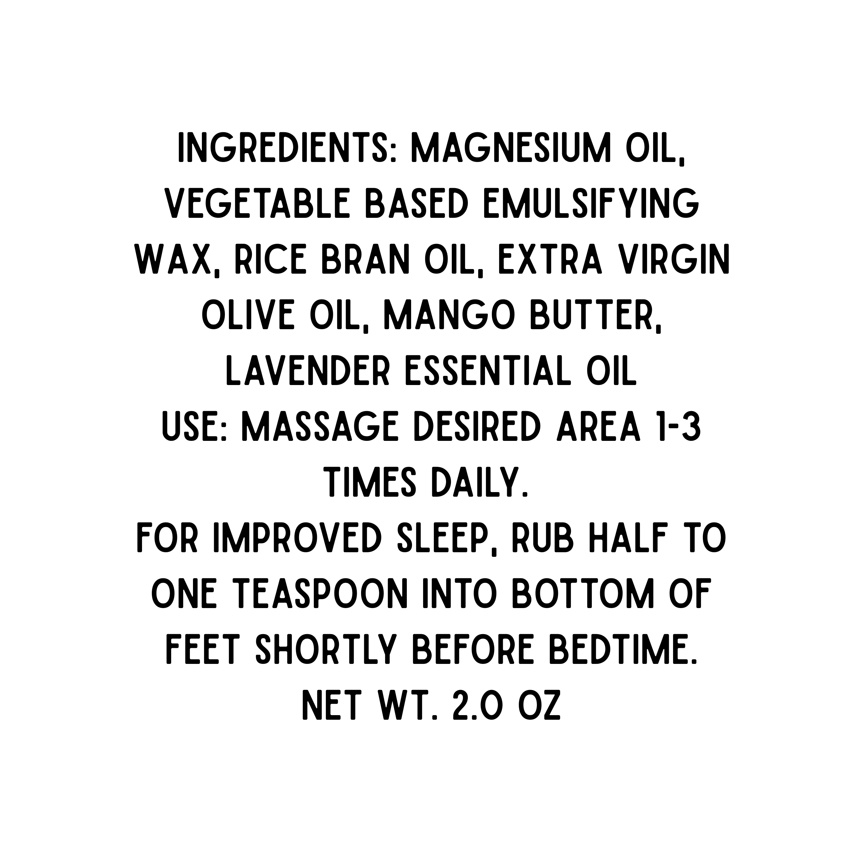 Magnesium Lotion – Deep Nourishment for Body & Mind - Lavender Scented