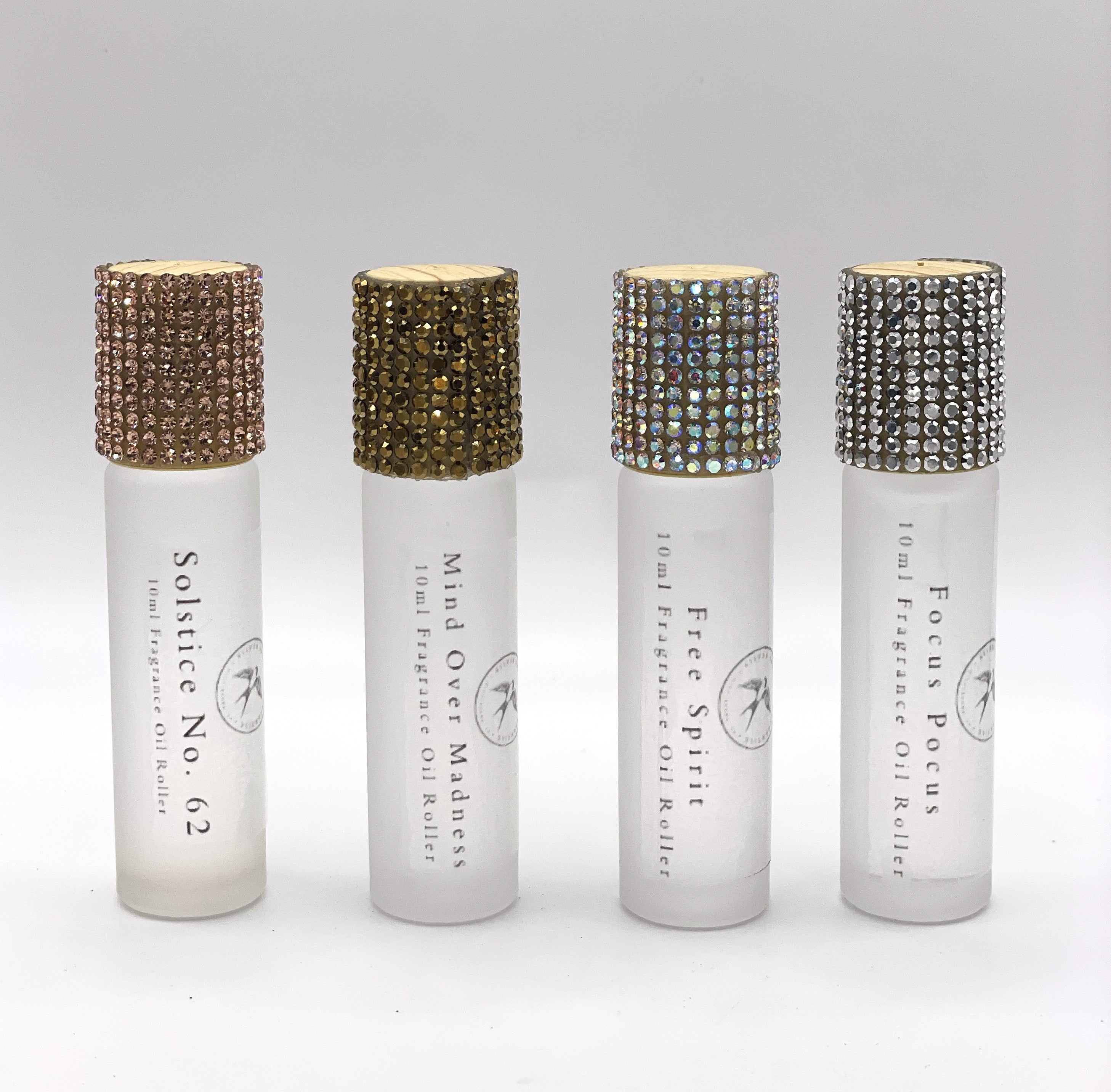 Essential Oil Roller Gift Set – Set of Four Aromatherapy Perfume Rollers