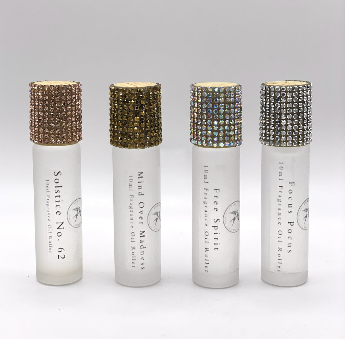 Essential Oil Roller Gift Set – Set of Four Aromatherapy Perfume Rollers