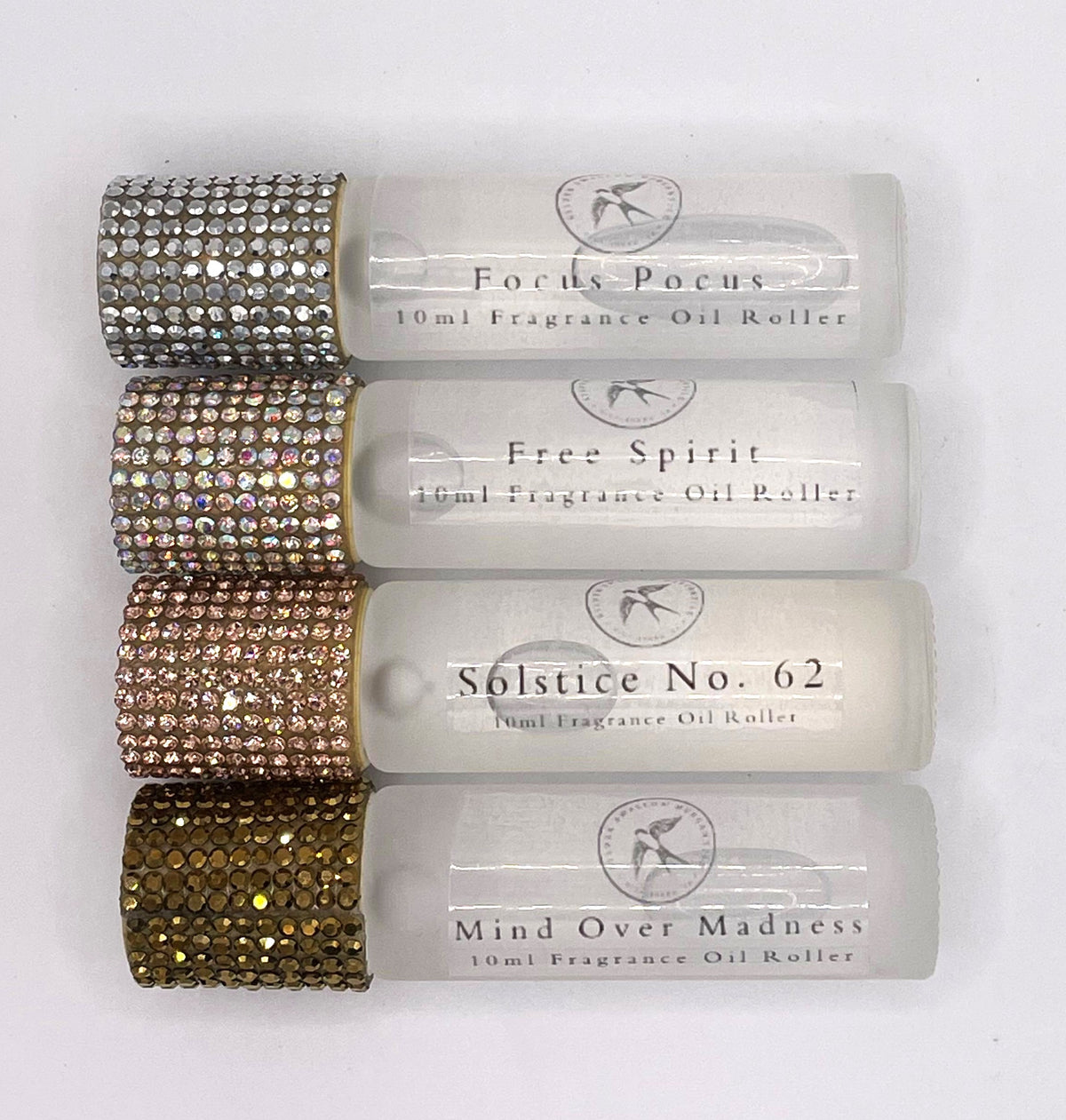 Essential Oil Roller Gift Set – Set of Four Aromatherapy Perfume Rollers