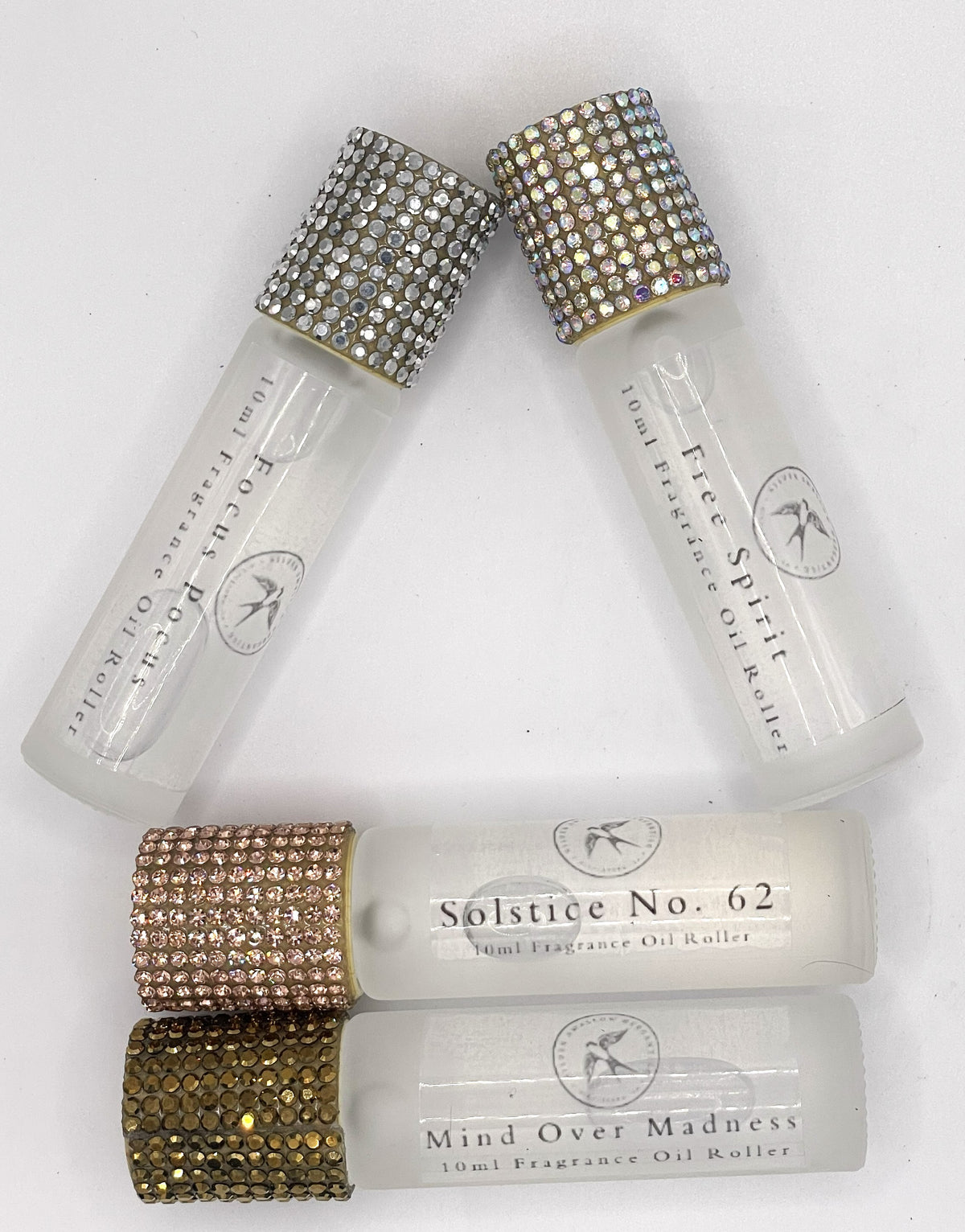 Essential Oil Roller Gift Set – Set of Four Aromatherapy Perfume Rollers