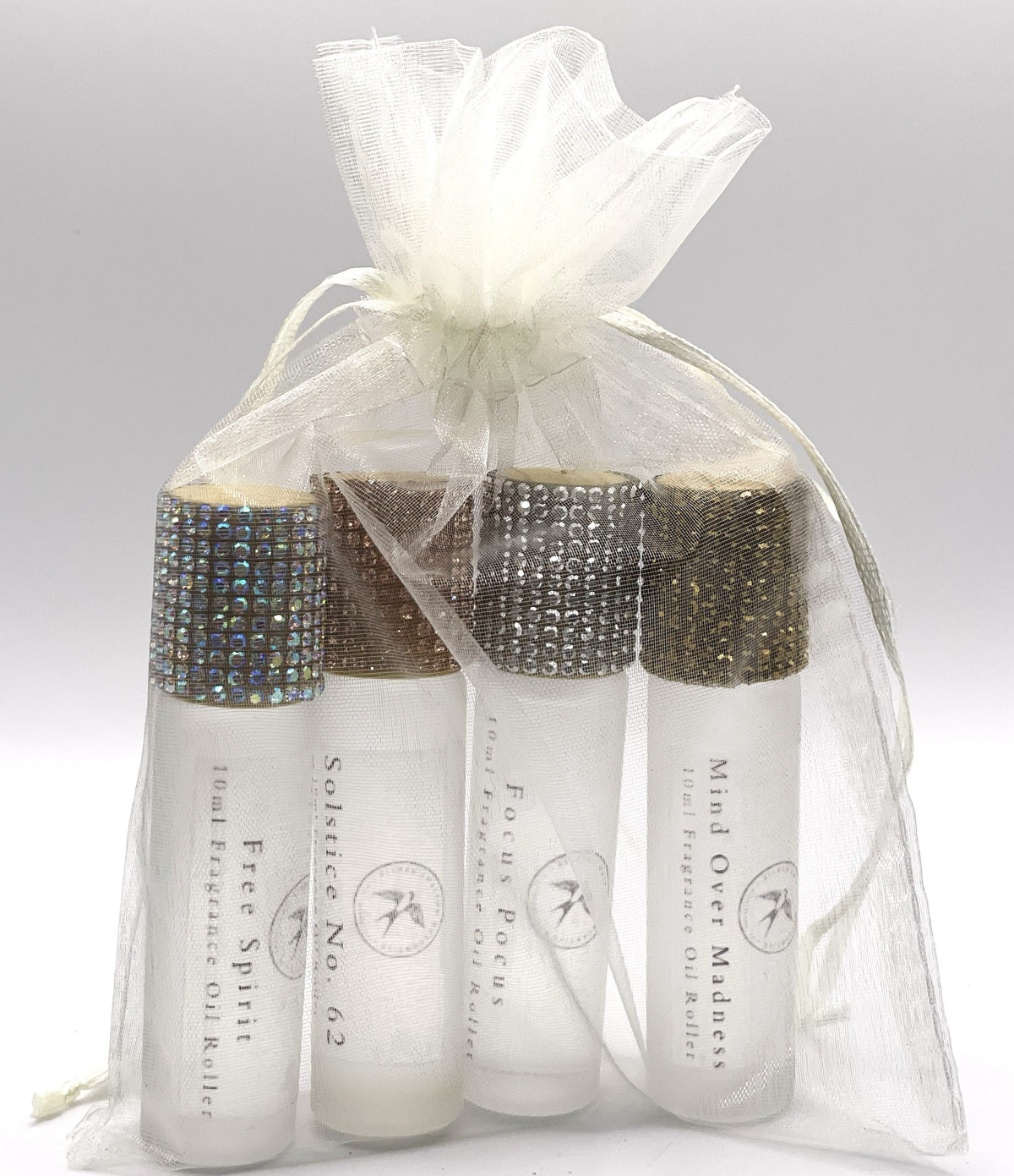 Essential Oil Roller Gift Set – Set of Four Aromatherapy Perfume Rollers