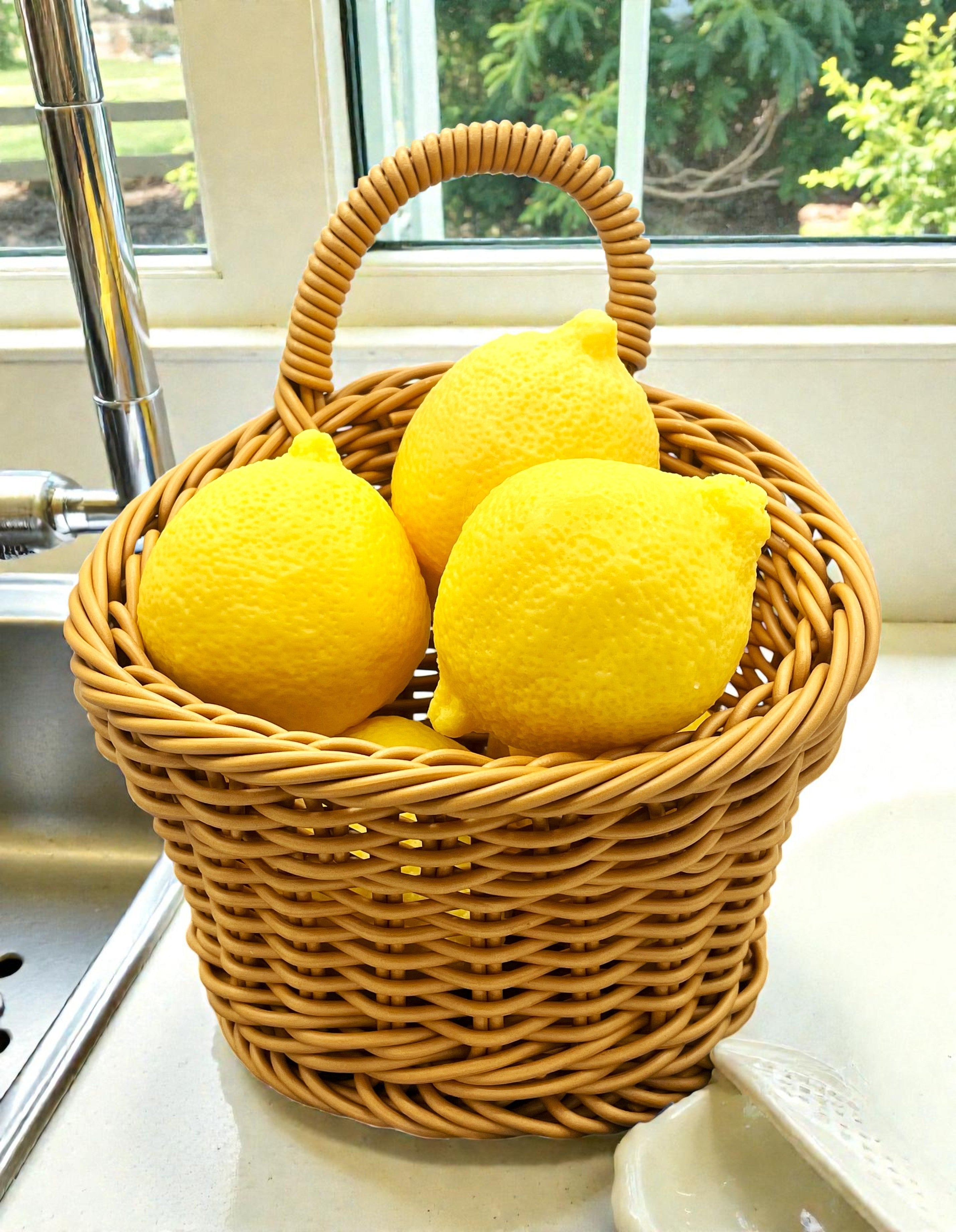 Lemon Soap Gift Basket – Fresh, Bright, and Perfectly Lifelike